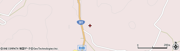 愛知県新城市作手保永（南中山）周辺の地図