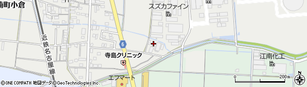 三重県四日市市楠町小倉428周辺の地図