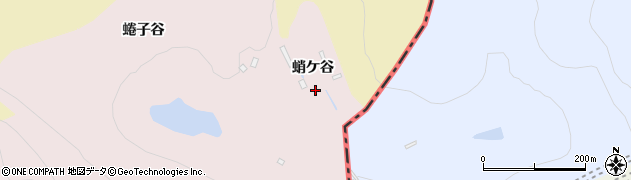 京都府宇治市二尾（蛸ケ谷）周辺の地図