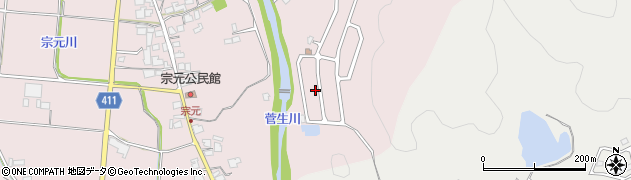 兵庫県姫路市夢前町菅生澗1955周辺の地図