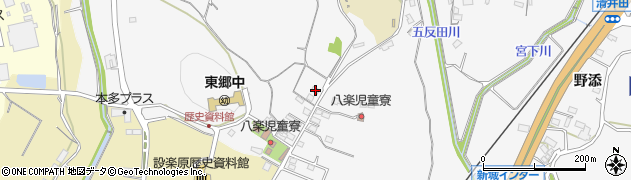 愛知県新城市八束穂1010周辺の地図