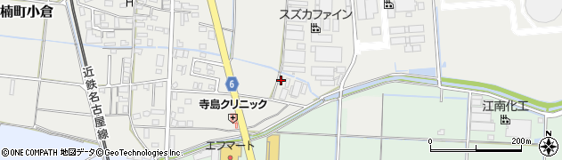 三重県四日市市楠町小倉430周辺の地図