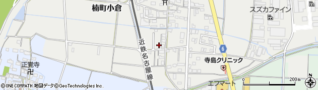 三重県四日市市楠町小倉476周辺の地図