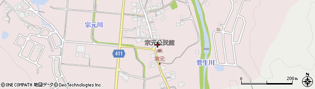 兵庫県姫路市夢前町菅生澗1067周辺の地図