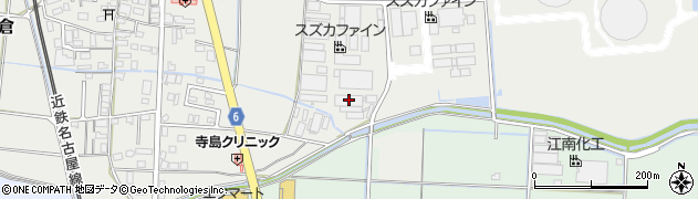 三重県四日市市楠町小倉1061周辺の地図