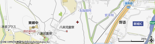 愛知県新城市八束穂（雲雀田）周辺の地図