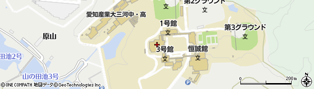 愛知県岡崎市岡町原山12-5周辺の地図