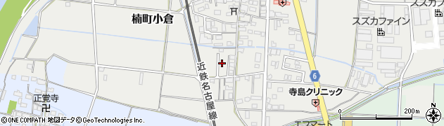 三重県四日市市楠町小倉477周辺の地図
