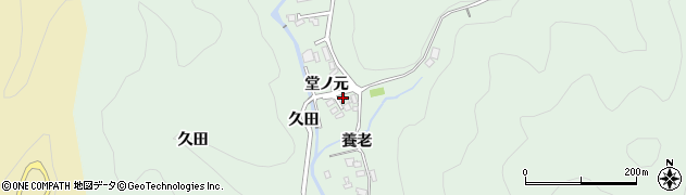 京都府宇治市炭山（堂ノ元）周辺の地図
