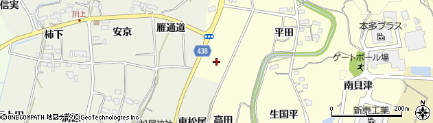 愛知県新城市大宮（塚田）周辺の地図