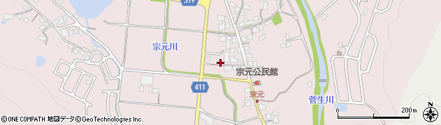 兵庫県姫路市夢前町菅生澗1437周辺の地図