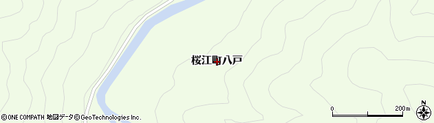 島根県江津市桜江町八戸周辺の地図