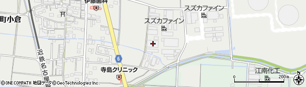 三重県四日市市楠町小倉792周辺の地図
