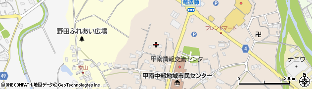 滋賀県甲賀市甲南町竜法師496周辺の地図