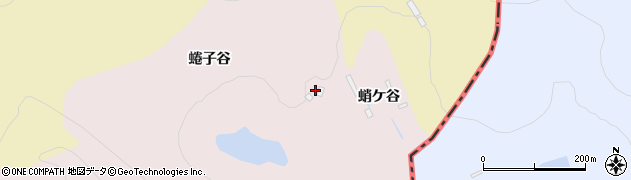 京都府宇治市二尾（蜷子谷）周辺の地図