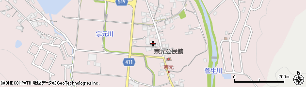 兵庫県姫路市夢前町菅生澗1439周辺の地図