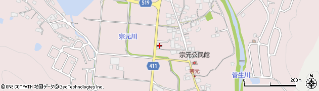 兵庫県姫路市夢前町菅生澗1430周辺の地図