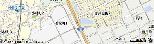 愛知県常滑市蒲池（深間）周辺の地図