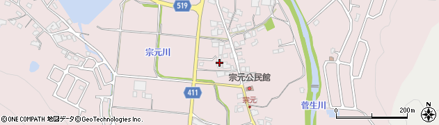 兵庫県姫路市夢前町菅生澗1438周辺の地図