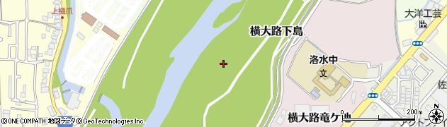 京都府京都市伏見区横大路下島周辺の地図