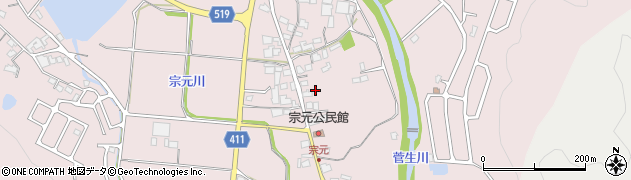 兵庫県姫路市夢前町菅生澗1054周辺の地図