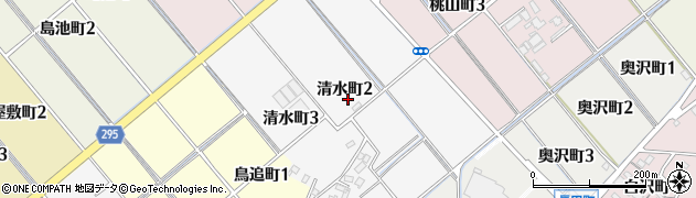 愛知県碧南市清水町周辺の地図
