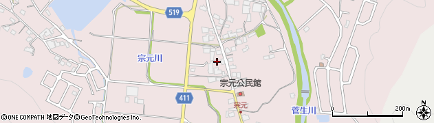 兵庫県姫路市夢前町菅生澗1443周辺の地図