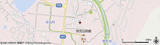 兵庫県姫路市夢前町菅生澗1454周辺の地図
