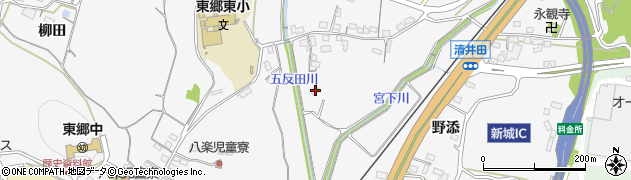 愛知県新城市八束穂497周辺の地図