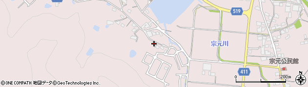 兵庫県姫路市夢前町菅生澗1180-43周辺の地図