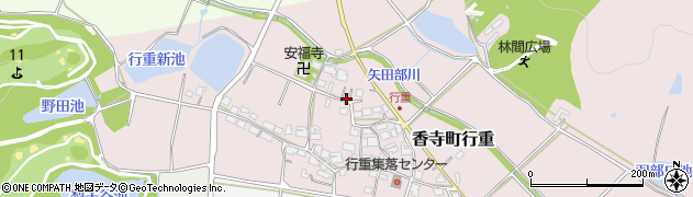 兵庫県姫路市香寺町行重116周辺の地図