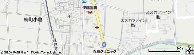 三重県四日市市楠町小倉780周辺の地図