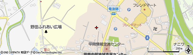 滋賀県甲賀市甲南町竜法師477周辺の地図