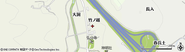 愛知県岡崎市下衣文町下屋敷24周辺の地図