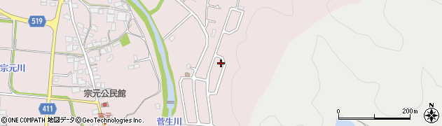 兵庫県姫路市夢前町菅生澗1974-90周辺の地図
