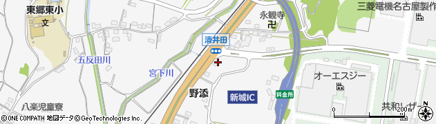 愛知県新城市八束穂211周辺の地図