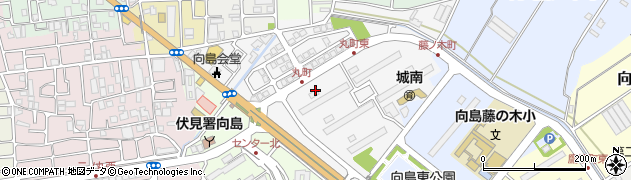 京都府京都市伏見区向島丸町周辺の地図