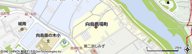 京都府京都市伏見区向島鷹場町周辺の地図