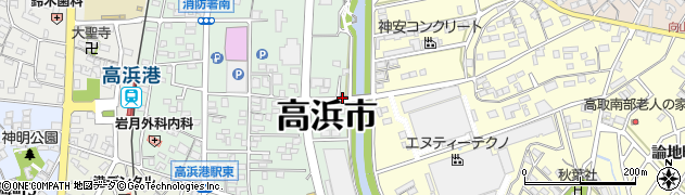 吉野橋西周辺の地図