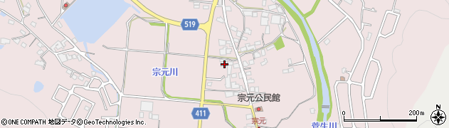 兵庫県姫路市夢前町菅生澗1447周辺の地図