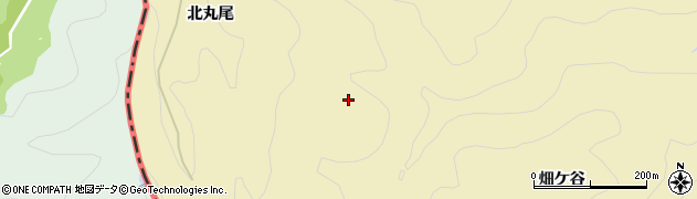 京都府長岡京市奥海印寺（北丸尾）周辺の地図