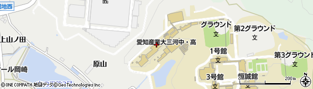 愛知産業大学三河高等学校周辺の地図