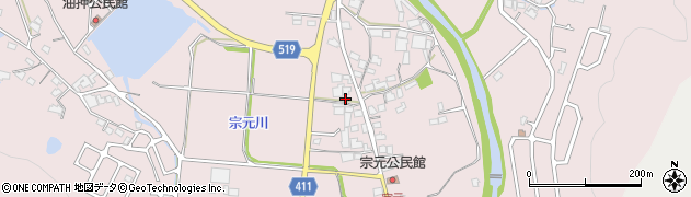 兵庫県姫路市夢前町菅生澗1448-1周辺の地図