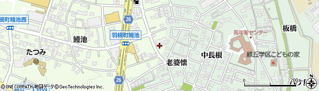 愛知県岡崎市羽根町小豆坂229周辺の地図