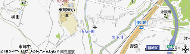 愛知県新城市八束穂467周辺の地図