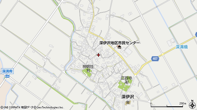 〒519-0321 三重県鈴鹿市深溝町の地図