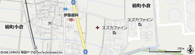三重県四日市市楠町小倉周辺の地図