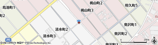 桃山町４周辺の地図