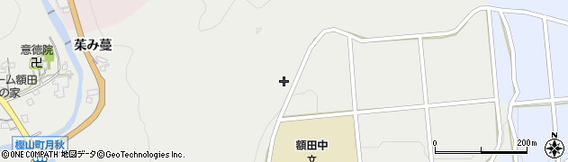 愛知県岡崎市樫山町（西ノ入）周辺の地図