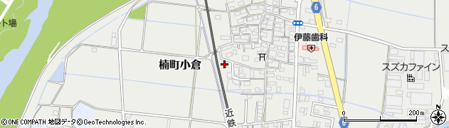 三重県四日市市楠町小倉500周辺の地図